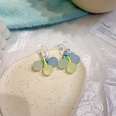 fashion blue earrings flowers geometric earrings simple alloy stud earringspicture21